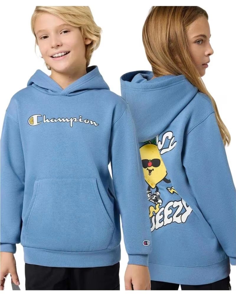 CHAMPION SUDADERA CON CAPUCHA EN PARA NINOS UNISEX AZUL