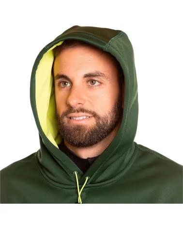 TRANGOWORLD SUDADERA CON CAPUCHA EN PARA HOMBRE VERDE