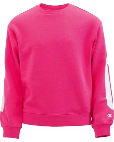 CHAMPION FELPA CHAMPION UNISEX BAMBINO ROSA ROSA