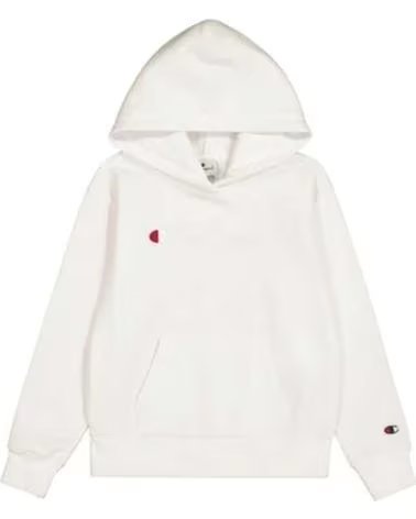 CHAMPION SUDADERA CON CAPUCHA EN PARA NINOS UNISEX BLANCO