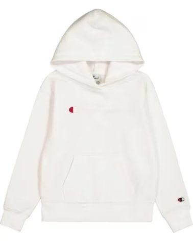 CHAMPION SUDADERA CON CAPUCHA EN PARA NINOS UNISEX BLANCO