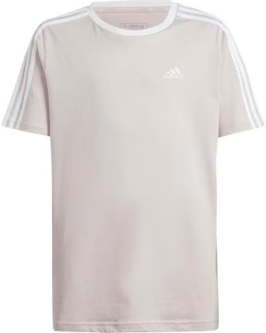 ADIDAS ADIDAS ESSENTIALS COTTON LOOSE FIT 3 STRIPES T-SHIRT WOMEN PINK ROSA