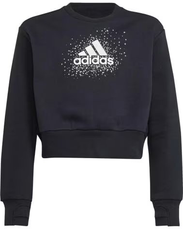 ADIDAS SUDADERA EN PARA NINAS NEGRO