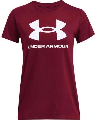 UNDER ARMOUR T-SHIRT À MANCHES COURTES UNDER ARMOUR POUR FEMME AVEC LOGO ROJO