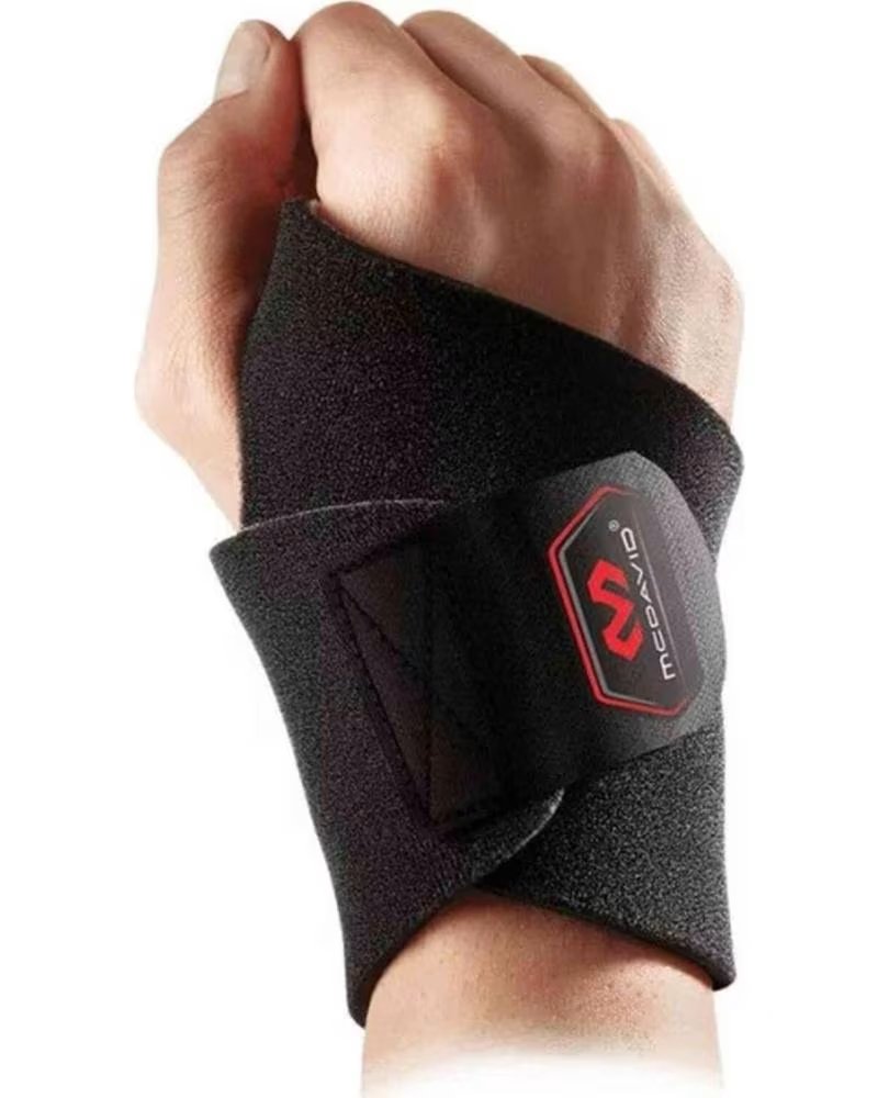 MCDAVID MANCHETTE DE SOUTIEN ET DE COMPRESSION MCDAVID POUR HOMMES EN NOIR NEGRO