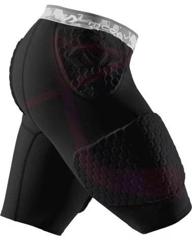 MCDAVID PANTALÓN CORTO DEPORTIVO ACOLCHADO MCDAVID PARA HOMBRE NEGRO