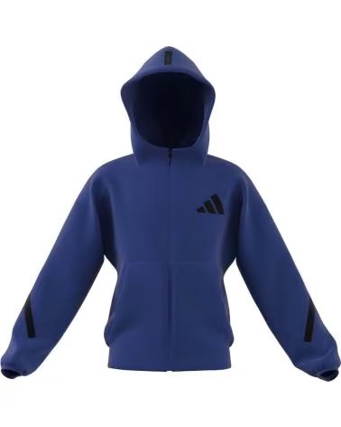 ADIDAS ADIDAS J Z N E FZ KIDS ZIP HOODIE, BLUE AZUL