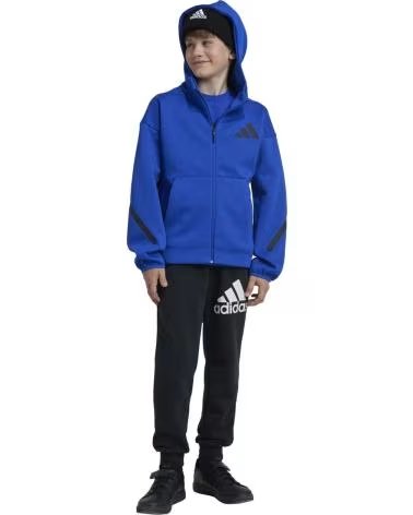 ADIDAS ADIDAS J Z N E FZ KIDS ZIP HOODIE, BLUE AZUL