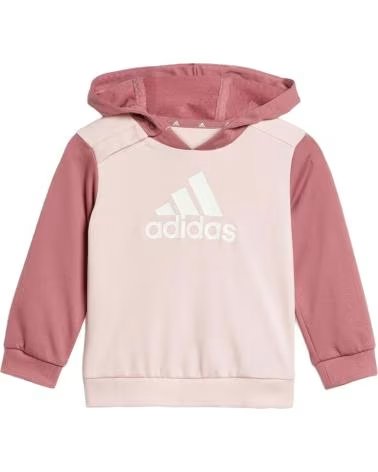 ADIDAS CONJUNTO DEPORTIVO ADIDAS PARA NIÑAS ROSA Y GRIS ROSA