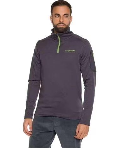 TRANGOWORLD SUDADERA TRANGOWORLD CON CREMALLERA PARA HOMBRE GRIS