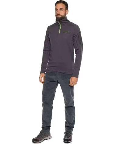 TRANGOWORLD SUDADERA TRANGOWORLD CON CREMALLERA PARA HOMBRE GRIS