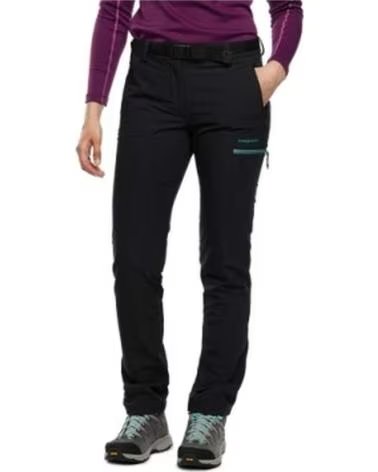 TRANGOWORLD PANTALON LARGO EN PARA MUJER NEGRO