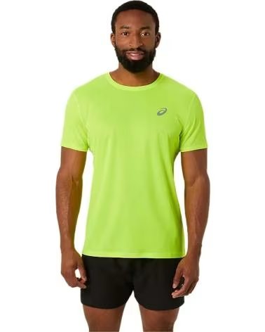 ASICS T-SHIRT ASICS A MANICHE CORTE DA UOMO AMARILLO