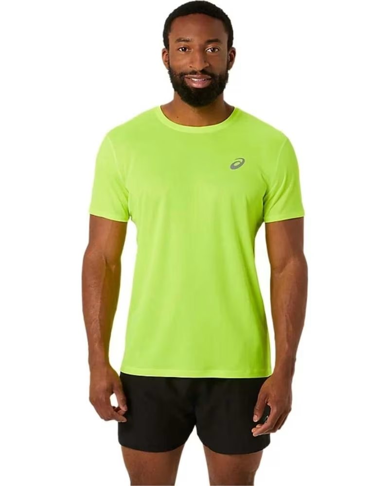 ASICS T-SHIRT ASICS A MANICHE CORTE DA UOMO AMARILLO