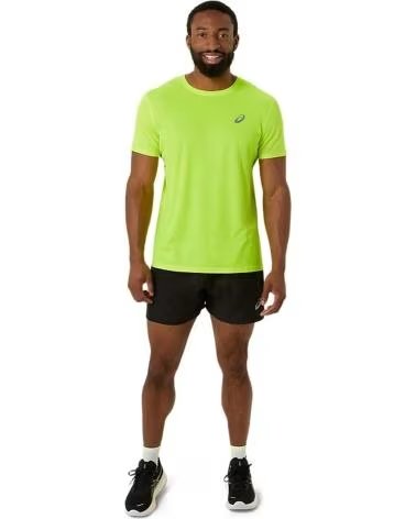 ASICS T-SHIRT ASICS A MANICHE CORTE DA UOMO AMARILLO