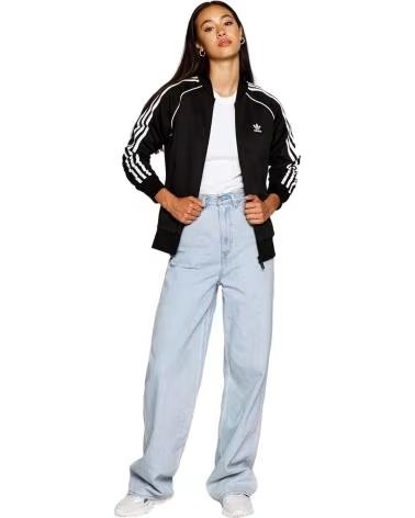 ADIDAS GIACCA SPORTIVA ADIDAS NERA DA DONNA NEGRO