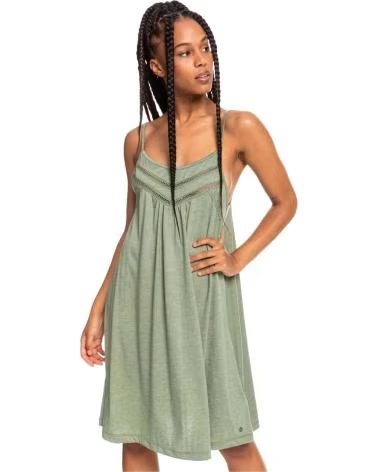 ROXY ROXY TRÄGERKLEID FÜR DAMEN VERDE