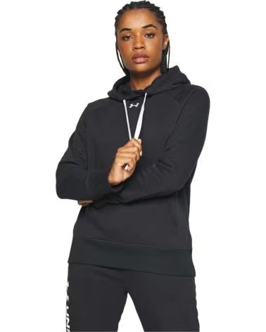 UNDER ARMOUR MOLETOM COM CAPUZ UNDER ARMOUR FEMININO NEGRO