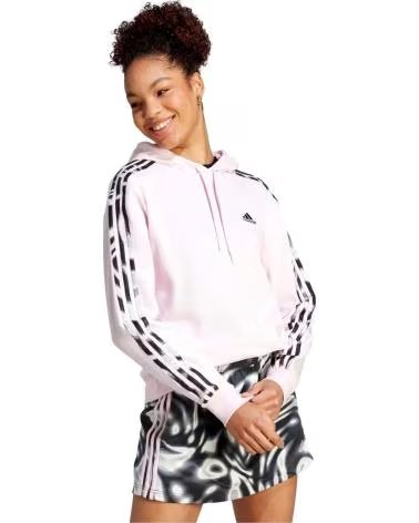ADIDAS SWEAT À CAPUCHE FEMME ADIDAS FUTURE ICONS 3-STRIPES ROSA