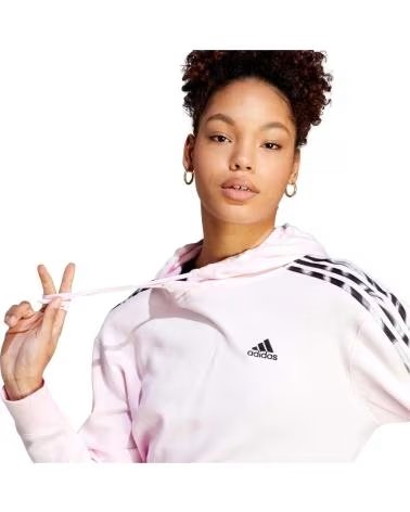 ADIDAS SWEAT À CAPUCHE FEMME ADIDAS FUTURE ICONS 3-STRIPES ROSA