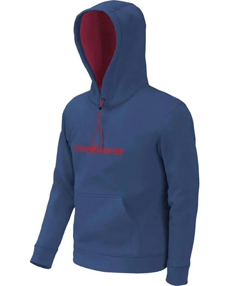 TRANGOWORLD SWEATSHIRT COM CAPUZ TRANGOWORL AZUL