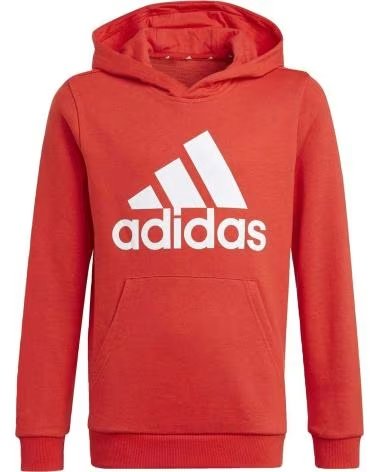 ADIDAS FELPA CON CAPPUCCIO PER BAMBINI ROSSO RIF 878778 ROJO