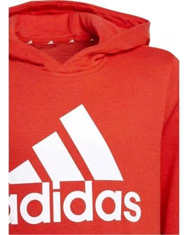 ADIDAS FELPA CON CAPPUCCIO PER BAMBINI ROSSO RIF 878778 ROJO
