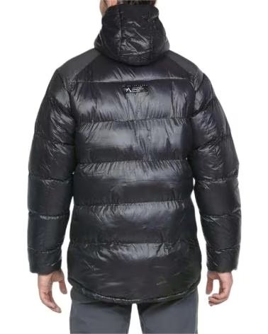 8000 SCHWARZE KAPUZEN-DAUNENJACKE FÜR HERREN NEGRO