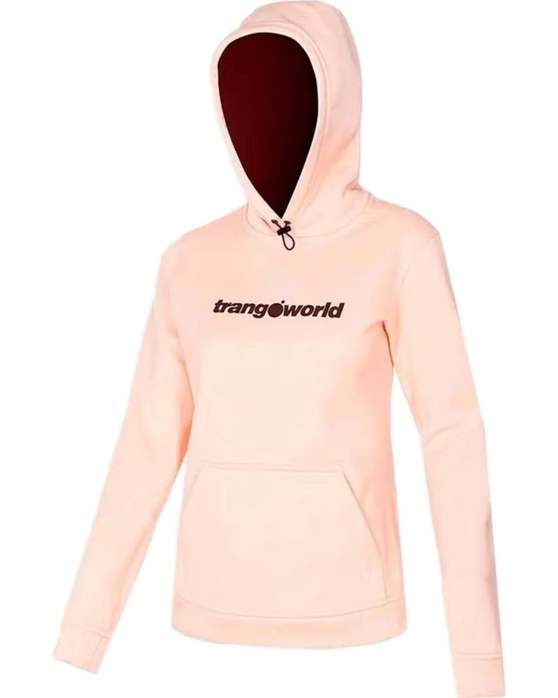 TRANGOWORLD MOLETOM COM CAPUZ TRANGOWORLD FEMININO ROSA