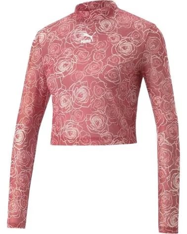 PUMA CAMISETA DE MANGA LARGA PUMA PARA MUJER ROSA