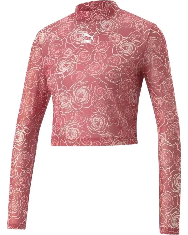 PUMA CAMISETA DE MANGA LARGA PUMA PARA MUJER ROSA