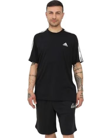 ADIDAS PANTALONCINO ADIDAS DA UOMO NERO NEGRO