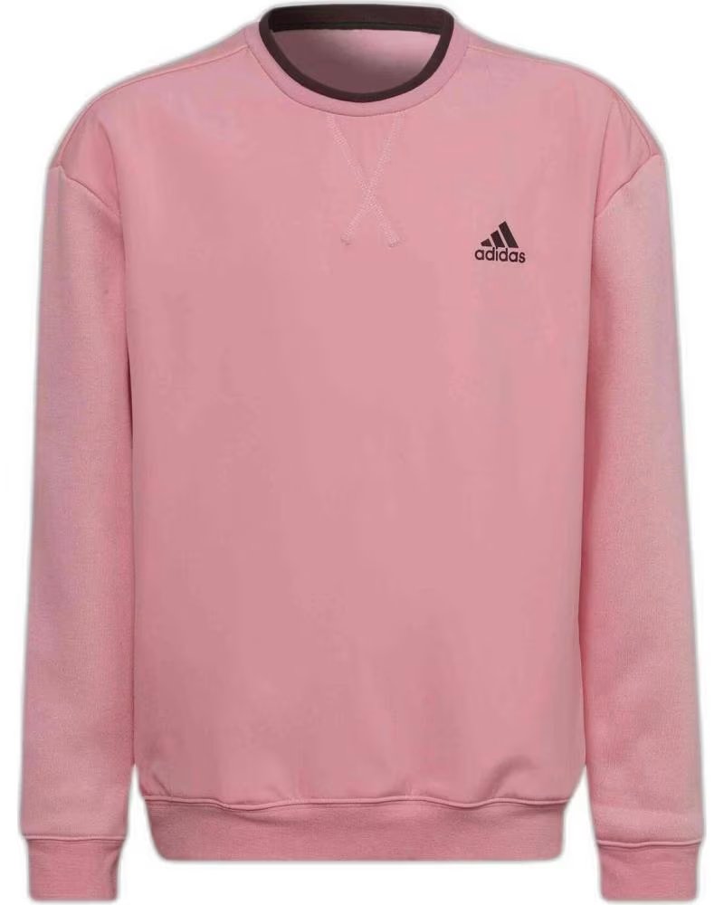ADIDAS ADIDAS ESSENTIALS LOGO SWEATSHIRT FOR KIDS UNISEX PINK ROSA
