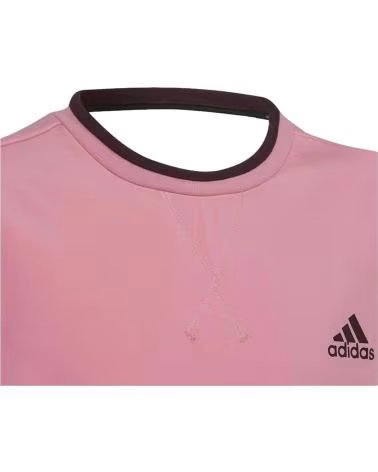 ADIDAS ADIDAS ESSENTIALS LOGO SWEATSHIRT FOR KIDS UNISEX PINK ROSA