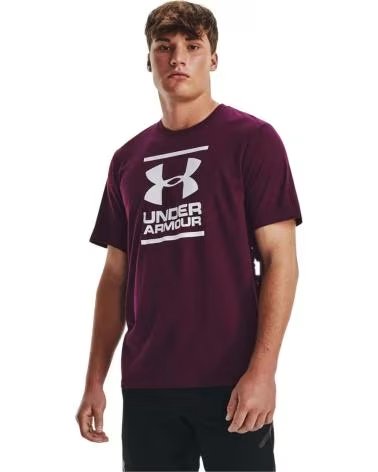 UNDER ARMOUR T-SHIRT À MANCHES COURTES UNDER ARMOUR AVEC LOGO POUR HOMME MORADO