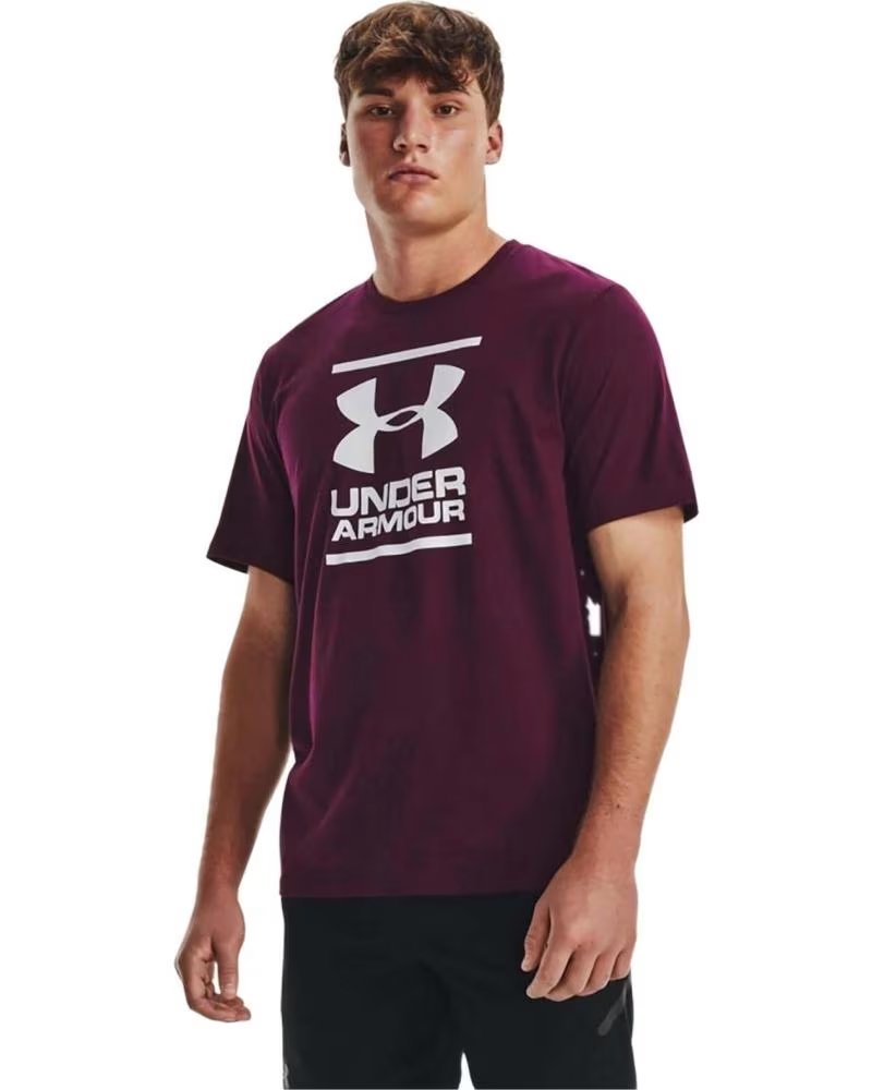 UNDER ARMOUR T-SHIRT À MANCHES COURTES UNDER ARMOUR AVEC LOGO POUR HOMME MORADO