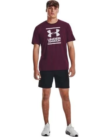 UNDER ARMOUR T-SHIRT À MANCHES COURTES UNDER ARMOUR AVEC LOGO POUR HOMME MORADO