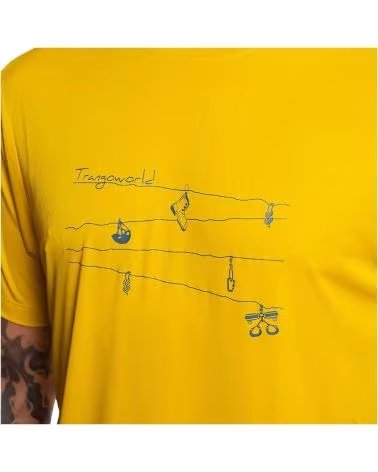 TRANGOWORLD CAMISETA DE MANGA CURTA TRANGOWORLD MASCULINA AMARILLO