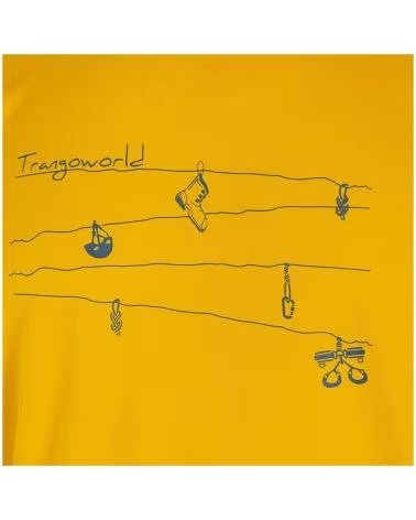 TRANGOWORLD CAMISETA DE MANGA CURTA TRANGOWORLD MASCULINA AMARILLO