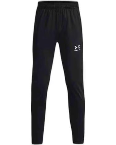 UNDER ARMOUR PANTALONI LUNGHI UNDER ARMOUR UNISEX BAMBINO NEGRO