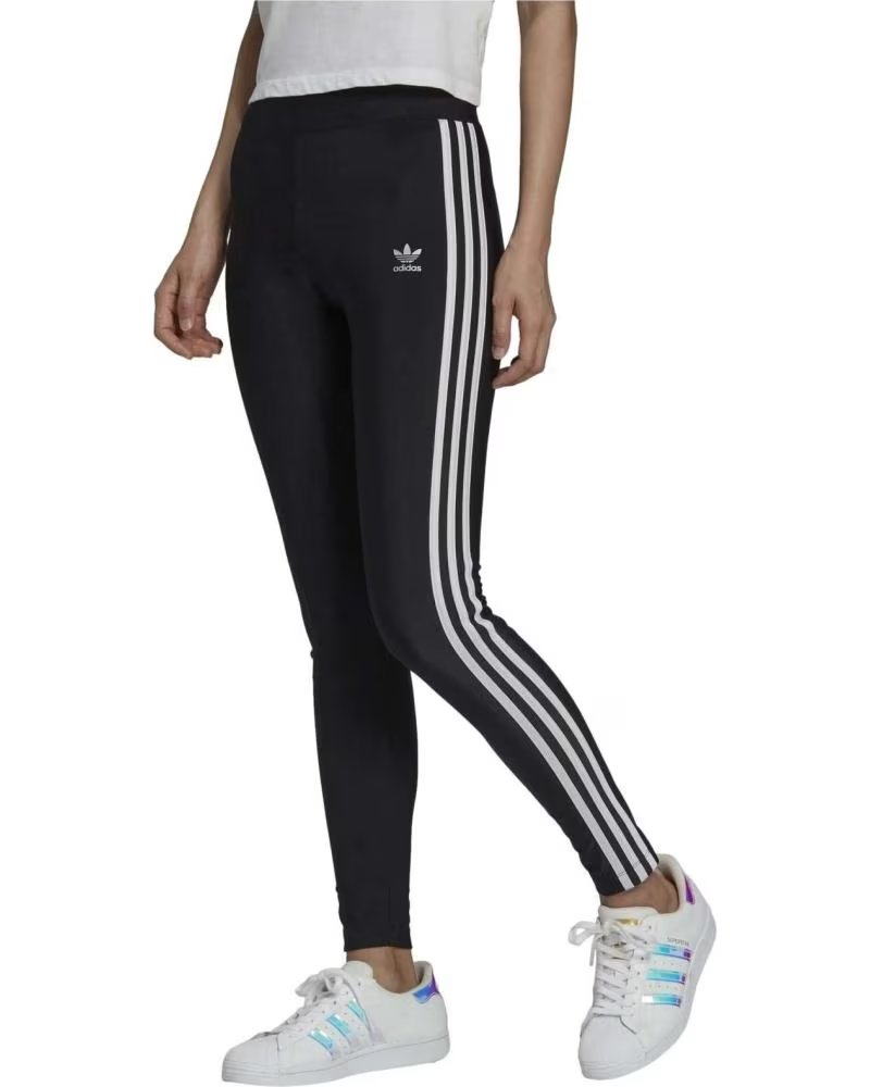 ADIDAS ADIDAS 3-STREIFEN SPORTHOSE DAMEN SCHWARZ NEGRO