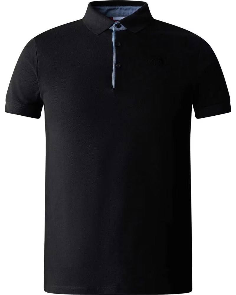 THE NORTH FACE CAMISA POLO PRETA DE MANGA CURTA THE NORTH FACE MASCULINA NEGRO