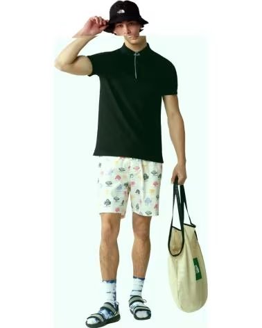 THE NORTH FACE CAMISA POLO PRETA DE MANGA CURTA THE NORTH FACE MASCULINA NEGRO