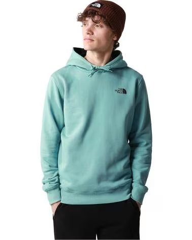 THE NORTH FACE FELPA CON CAPPUCCIO THE NORTH FACE DA UOMO VERDE