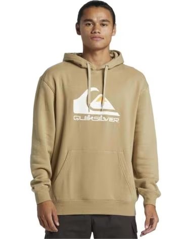 QUIKSILVER MOLETOM COM CAPUZ QUIKSILVER ESSENTIAL LOGO MASCULINO BEGE BEIGE