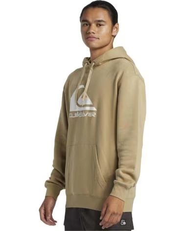 QUIKSILVER MOLETOM COM CAPUZ QUIKSILVER ESSENTIAL LOGO MASCULINO BEGE BEIGE