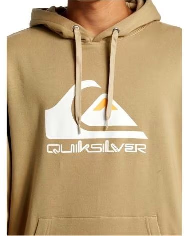 QUIKSILVER MOLETOM COM CAPUZ QUIKSILVER ESSENTIAL LOGO MASCULINO BEGE BEIGE