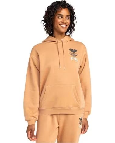 ROXY SUDADERA CON CAPUCHA EN PARA MUJER NARANJA
