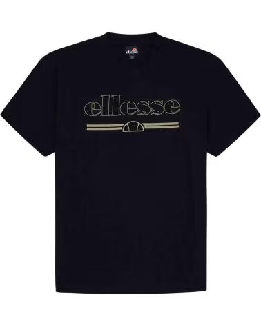 ELLESSE T-SHIRT NOIR ELLESSE AVEC LOGO DORÉ BLACK