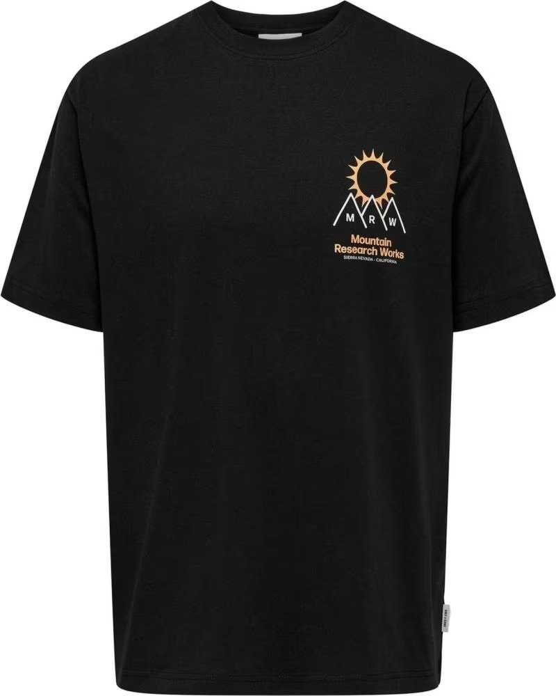 ONLY CAMISETA DE MANGA CORTA ONLY SONS PARA HOMBRE NEGRO